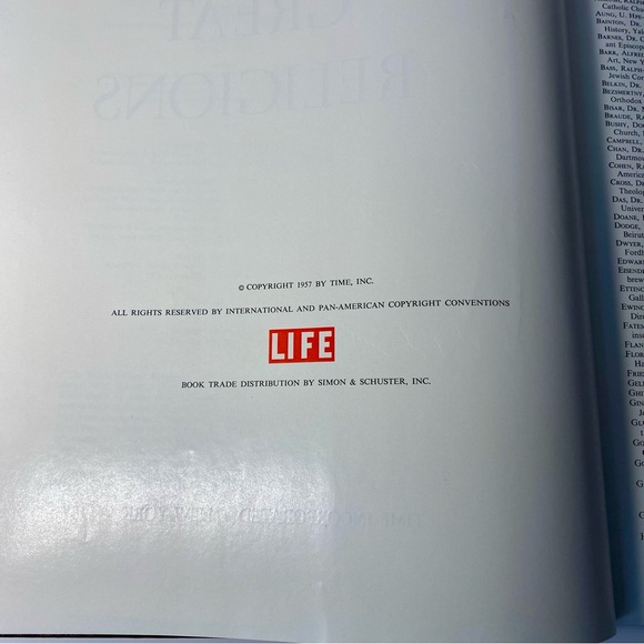 LIFE The World's Great Religions Hardcover 1957 Time Incorporated - Picture 8 of 14